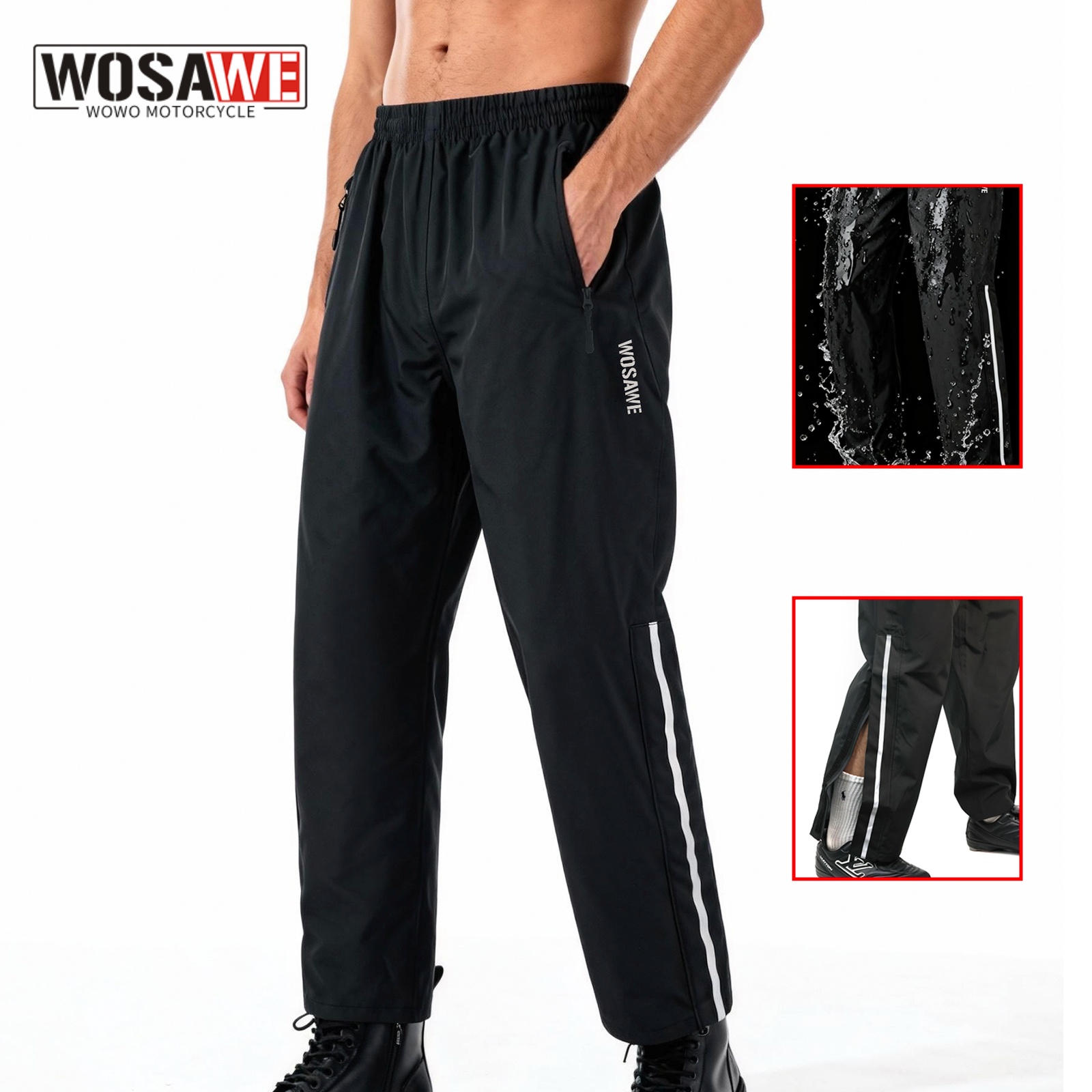 WOSAWE Motorcycle Motorbike Ra - đánh giá và giá Fishing Rain Suit